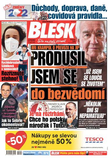BLESK - 4.1.2022 - CZECH NEWS CENTER a. s.