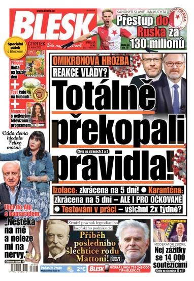 BLESK - 6.1.2022 - CZECH NEWS CENTER a. s.