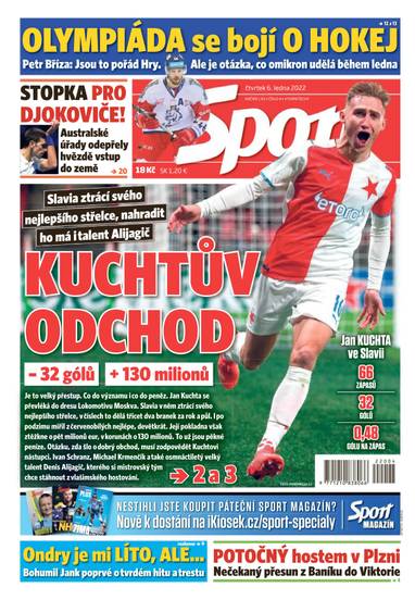 Sport - 6.1.2022 - CZECH NEWS CENTER a. s.