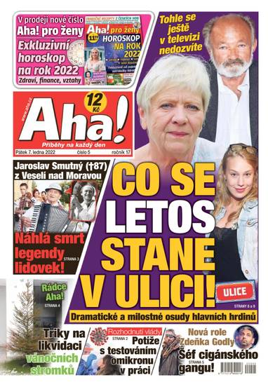 Aha! - 7.1.2022 - CZECH NEWS CENTER a. s.