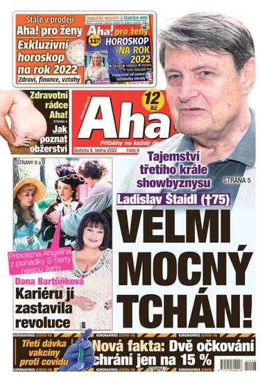 Aha! - 8.1.2022 - CZECH NEWS CENTER a. s.