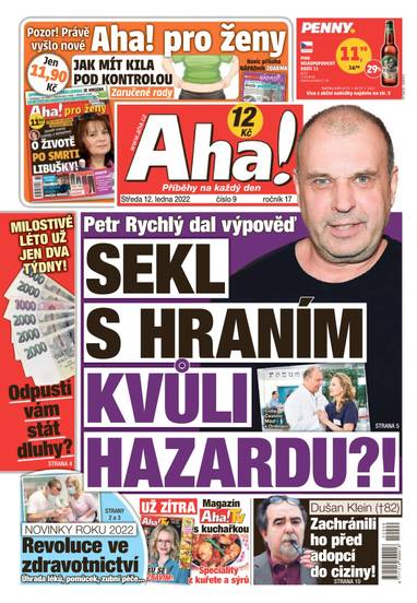 Aha! - 12.1.2022 - CZECH NEWS CENTER a. s.