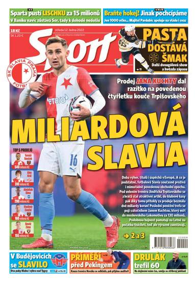 Sport - 12.1.2022 - CZECH NEWS CENTER a. s.