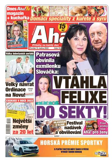 Aha! - 13.1.2022 - CZECH NEWS CENTER a. s.