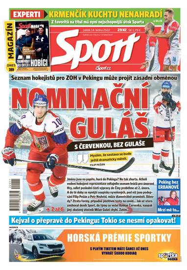 Sport - 14.1.2022 - CZECH NEWS CENTER a. s.