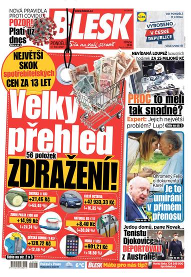 BLESK - 17.1.2022 - CZECH NEWS CENTER a. s.