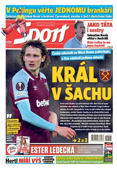 Sport - 20.1.2022 - CZECH NEWS CENTER a. s.