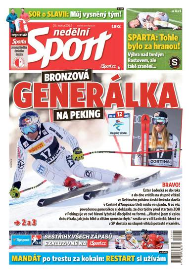 nedělní Sport - 4/2022 - CZECH NEWS CENTER a. s.