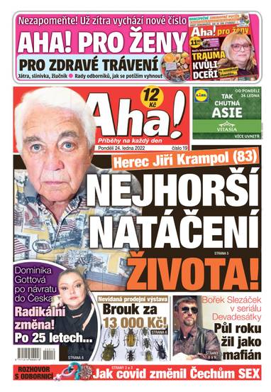 Aha! - 24.1.2022 - CZECH NEWS CENTER a. s.