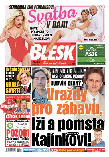 BLESK - 24.1.2022 - CZECH NEWS CENTER a. s.