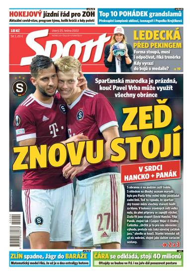 Sport - 25.1.2022 - CZECH NEWS CENTER a. s.