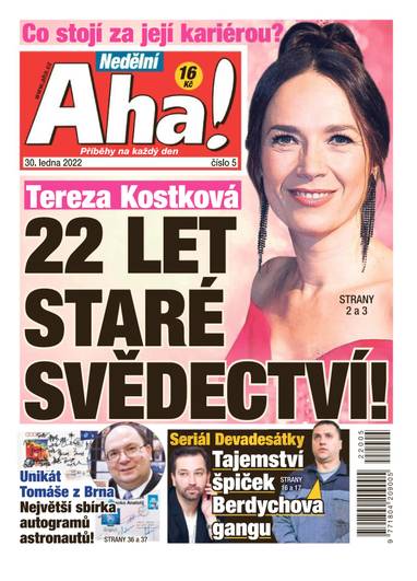Nedělní Aha! - 5/2022 - CZECH NEWS CENTER a. s.