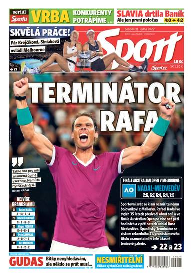 Sport - 31.1.2022 - CZECH NEWS CENTER a. s.
