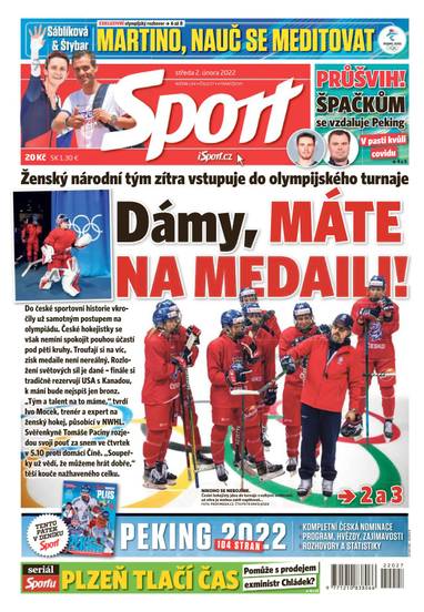 Sport - 2.2.2022 - CZECH NEWS CENTER a. s.