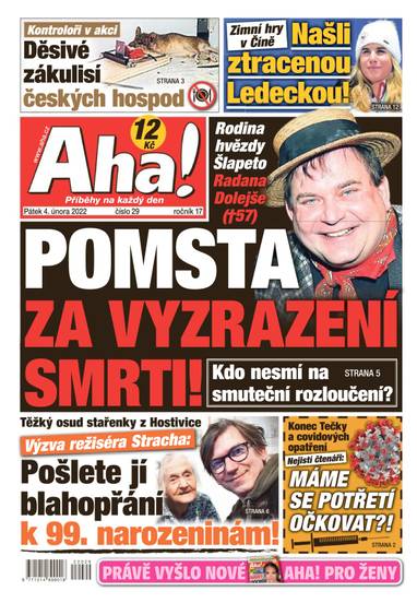 Aha! - 4.2.2022 - CZECH NEWS CENTER a. s.