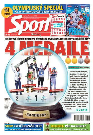 Sport - 4.2.2022 - CZECH NEWS CENTER a. s.