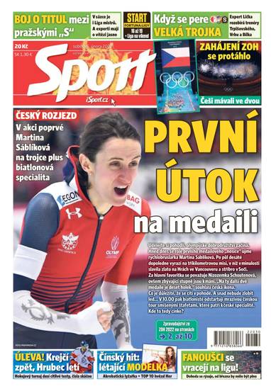 Sport - 5.2.2022 - CZECH NEWS CENTER a. s.