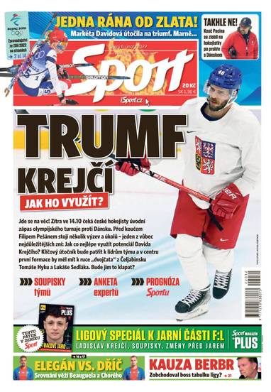 Sport - 8.2.2022 - CZECH NEWS CENTER a. s.