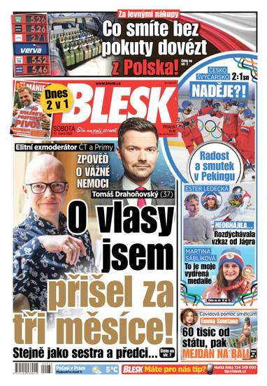 BLESK - 12.2.2022 - CZECH NEWS CENTER a. s.