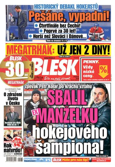 BLESK - 16.2.2022 - CZECH NEWS CENTER a. s.