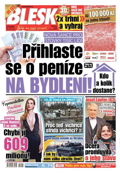 BLESK - 22.2.2022 - CZECH NEWS CENTER a. s.