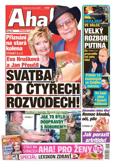 Aha! - 26.2.2022 - CZECH NEWS CENTER a. s.