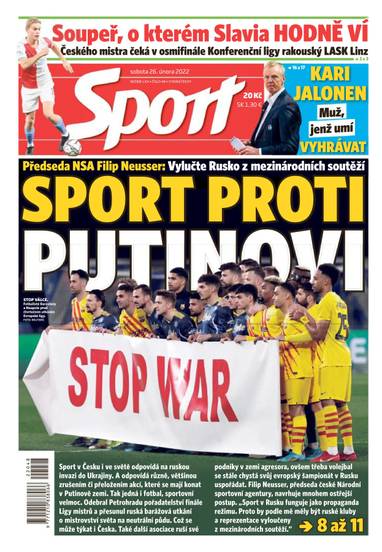 Sport - 26.2.2022 - CZECH NEWS CENTER a. s.