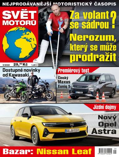 Časopis SVĚT MOTORŮ - 9/2022 - CZECH NEWS CENTER a. s.