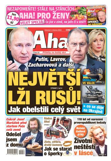 Aha! - 5.3.2022 - CZECH NEWS CENTER a. s.