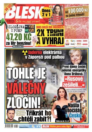 BLESK - 5.3.2022 - CZECH NEWS CENTER a. s.