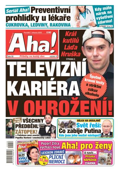 Aha! - 7.3.2022 - CZECH NEWS CENTER a. s.