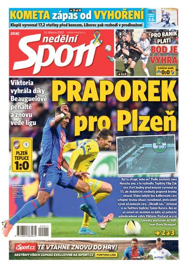 nedělní Sport - 11/2022 - CZECH NEWS CENTER a. s.