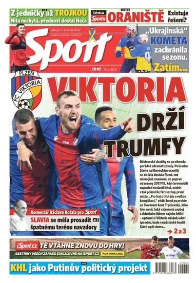 Sport - 15.3.2022 - CZECH NEWS CENTER a. s.