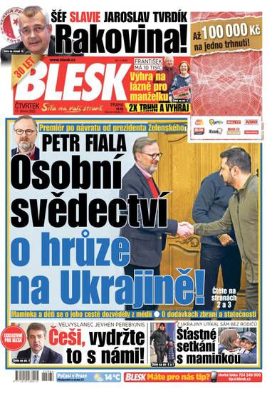 BLESK - 17.3.2022 - CZECH NEWS CENTER a. s.