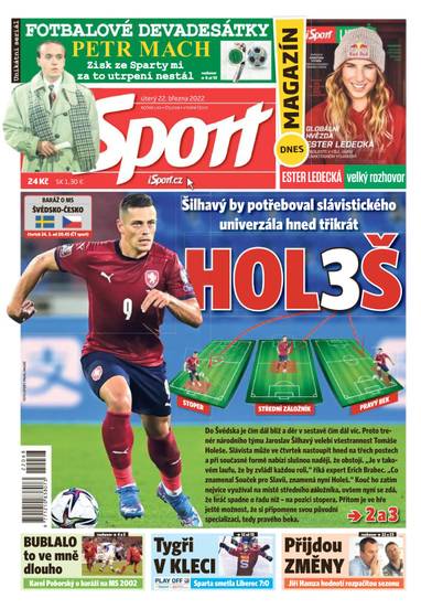 Sport - 22.3.2022 - CZECH NEWS CENTER a. s.