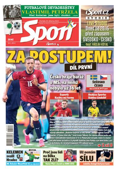 Sport - 24.3.2022 - CZECH NEWS CENTER a. s.