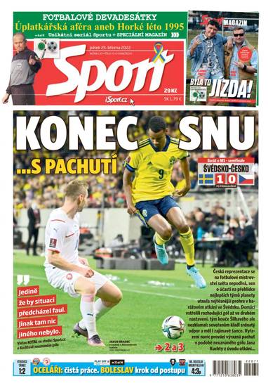 Sport - 25.3.2022 - CZECH NEWS CENTER a. s.
