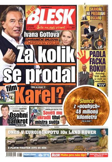 BLESK - 29.3.2022 - CZECH NEWS CENTER a. s.