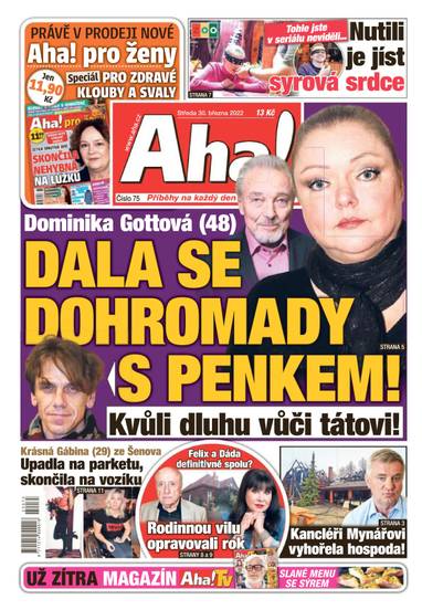 Aha! - 30.3.2022 - CZECH NEWS CENTER a. s.