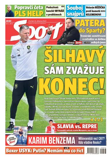 Sport - 31.3.2022 - CZECH NEWS CENTER a. s.