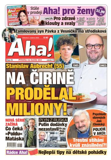 Aha! - 2.4.2022 - CZECH NEWS CENTER a. s.