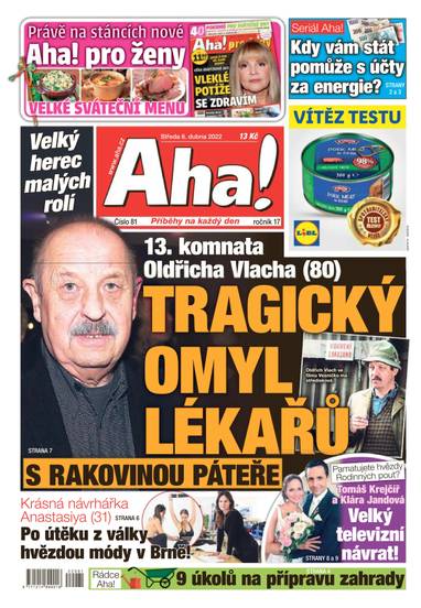 Aha! - 6.4.2022 - CZECH NEWS CENTER a. s.