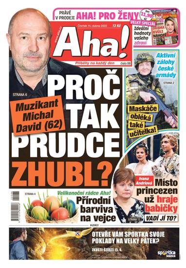 Aha! - 14.4.2022 - CZECH NEWS CENTER a. s.
