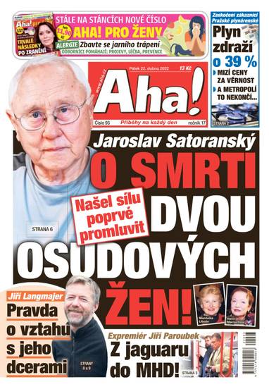 Aha! - 22.4.2022 - CZECH NEWS CENTER a. s.