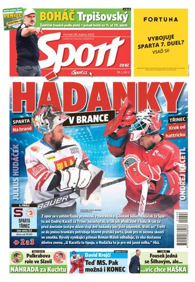 Sport - 28.4.2022 - CZECH NEWS CENTER a. s.