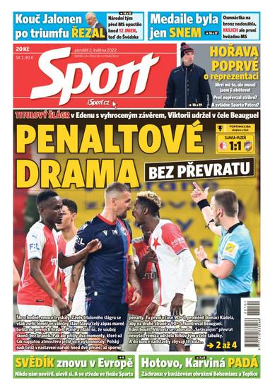 Sport - 2.5.2022 - CZECH NEWS CENTER a. s.