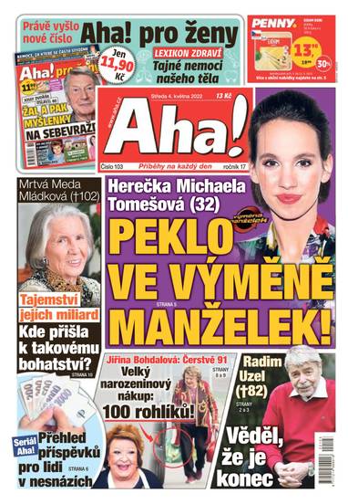 Aha! - 4.5.2022 - CZECH NEWS CENTER a. s.