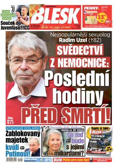 BLESK - 4.5.2022 - CZECH NEWS CENTER a. s.