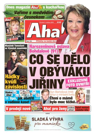 Aha! - 5.5.2022 - CZECH NEWS CENTER a. s.