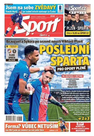 Sport - 7.5.2022 - CZECH NEWS CENTER a. s.